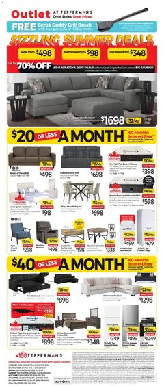 Preview of leaflet Tepperman's outlet from shop Tepperman's is valid from Jul 17, 2026