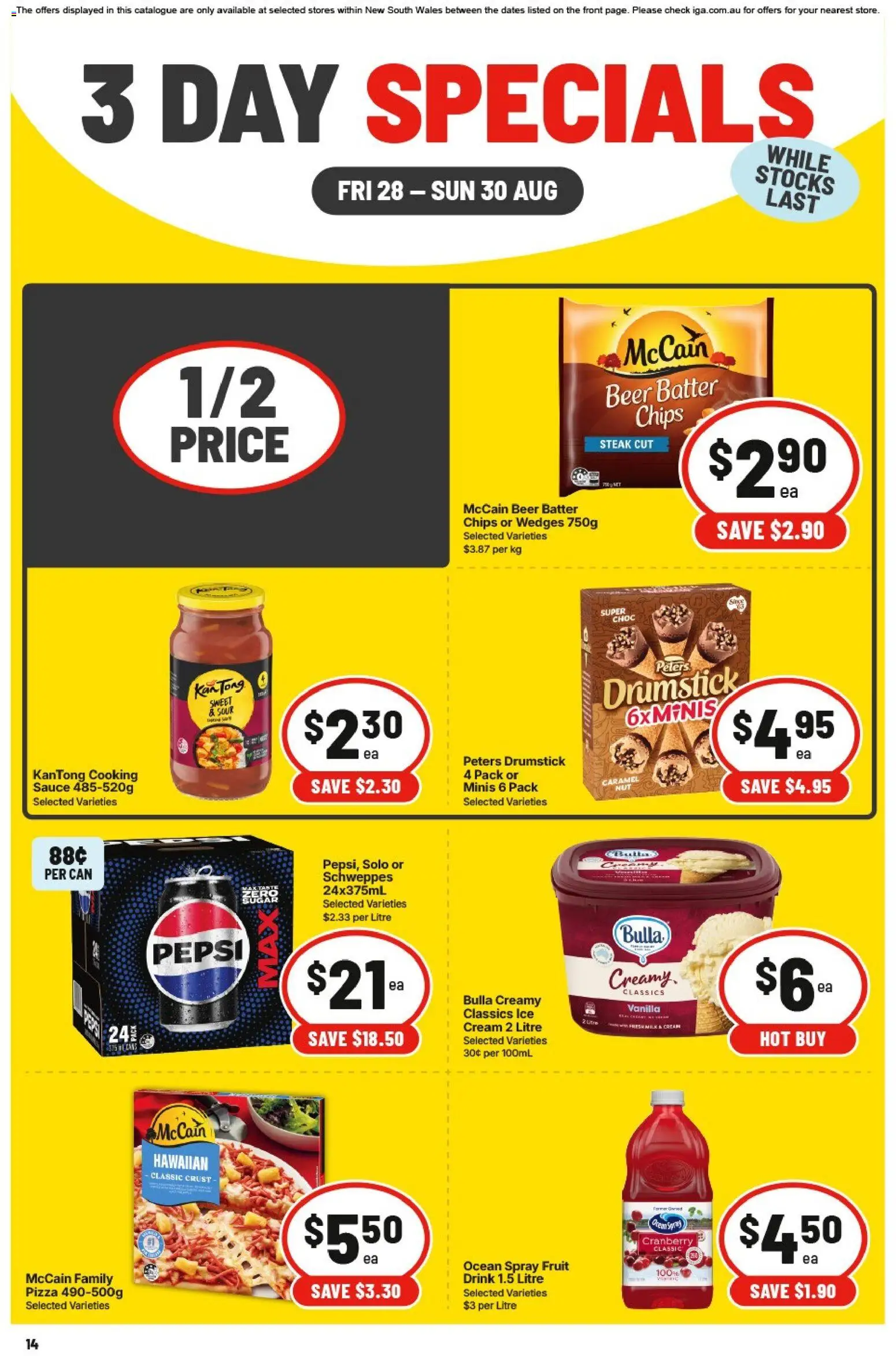 Preview of catalogue IGA catalogue 3 Days Eveleigh from shop IGA valid 28/08/2026