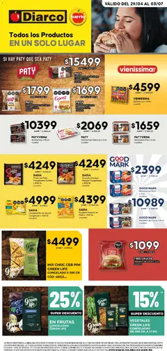 Vista previa del folleto de la tienda Diarco válido desde el 29/06/2026 