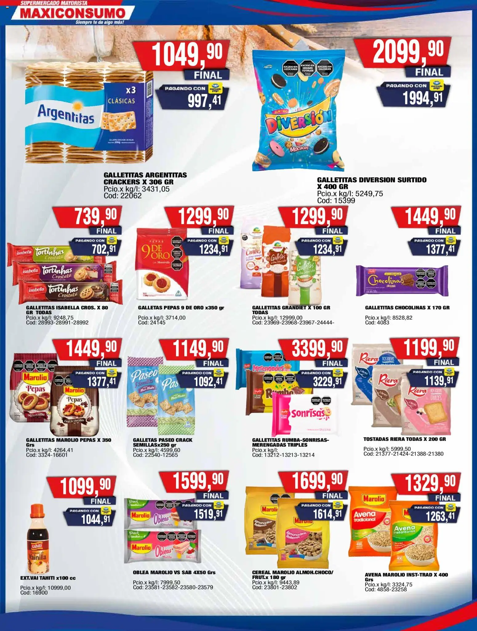Vista previa del folleto de la tienda Maxiconsumo válido desde el 12/10/2026 