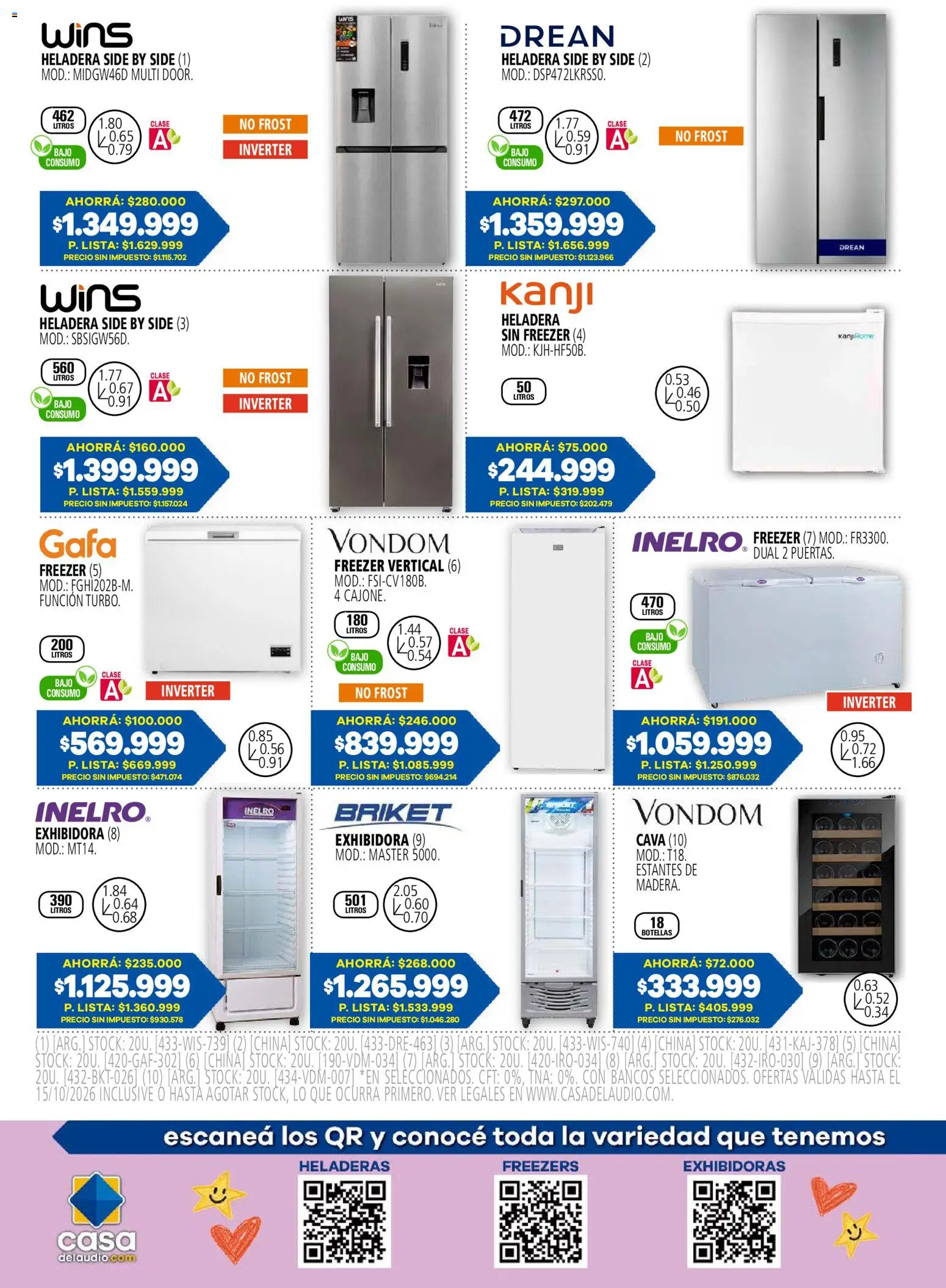 Vista previa del folleto de la tienda Casa del Audio válido desde el 01/10/2026 