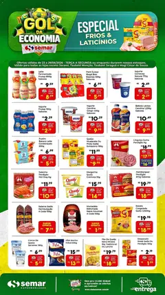 Pré-Visualização do folheto "Semar Supermercado ofertas Frios e Laticínios" da loja Semar Supermercado válido a partir de 23/06/2026