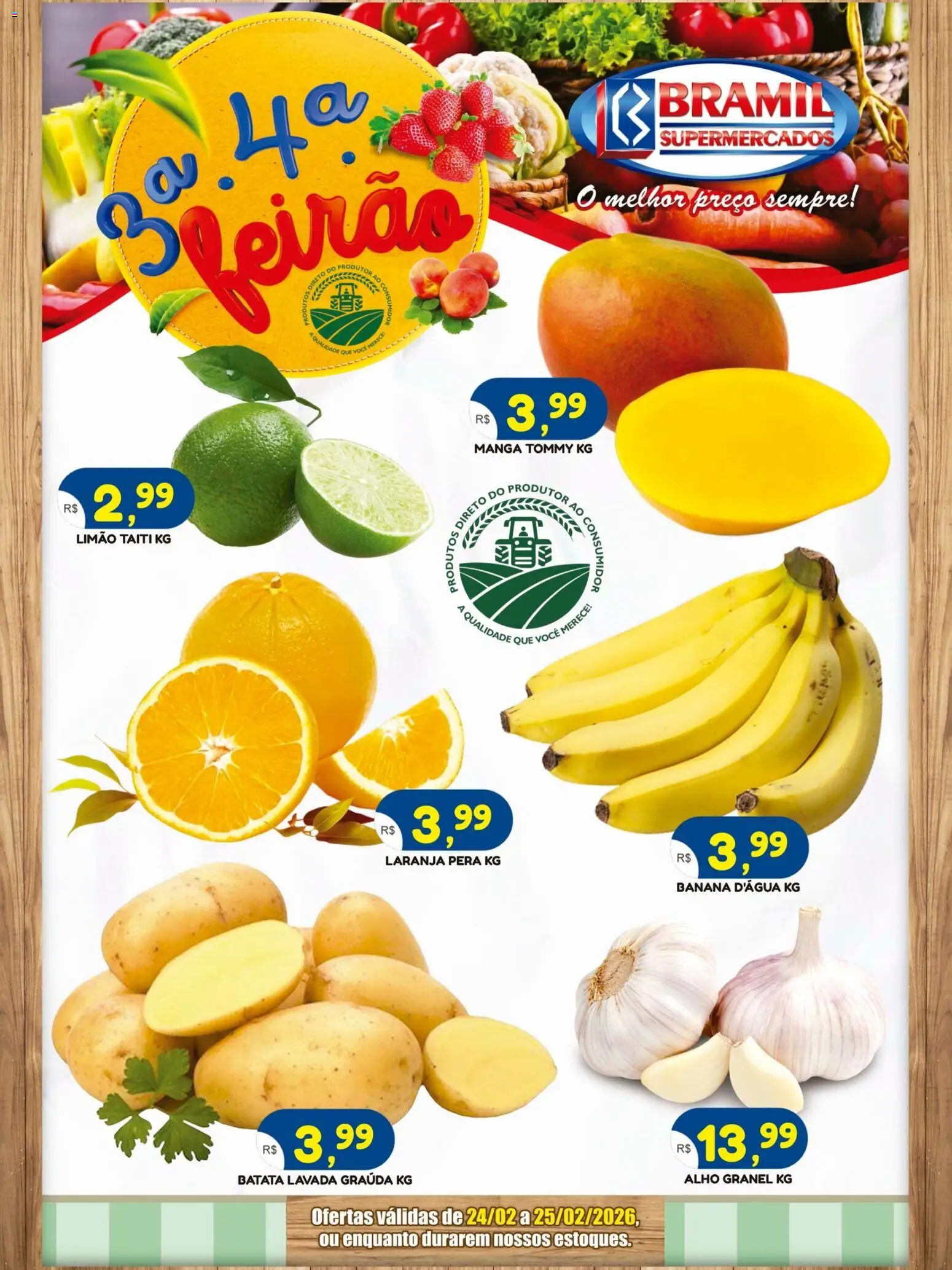 Bramil Supermercados Ofertas Feirão (de 24/02/2026) - Promoções PDF