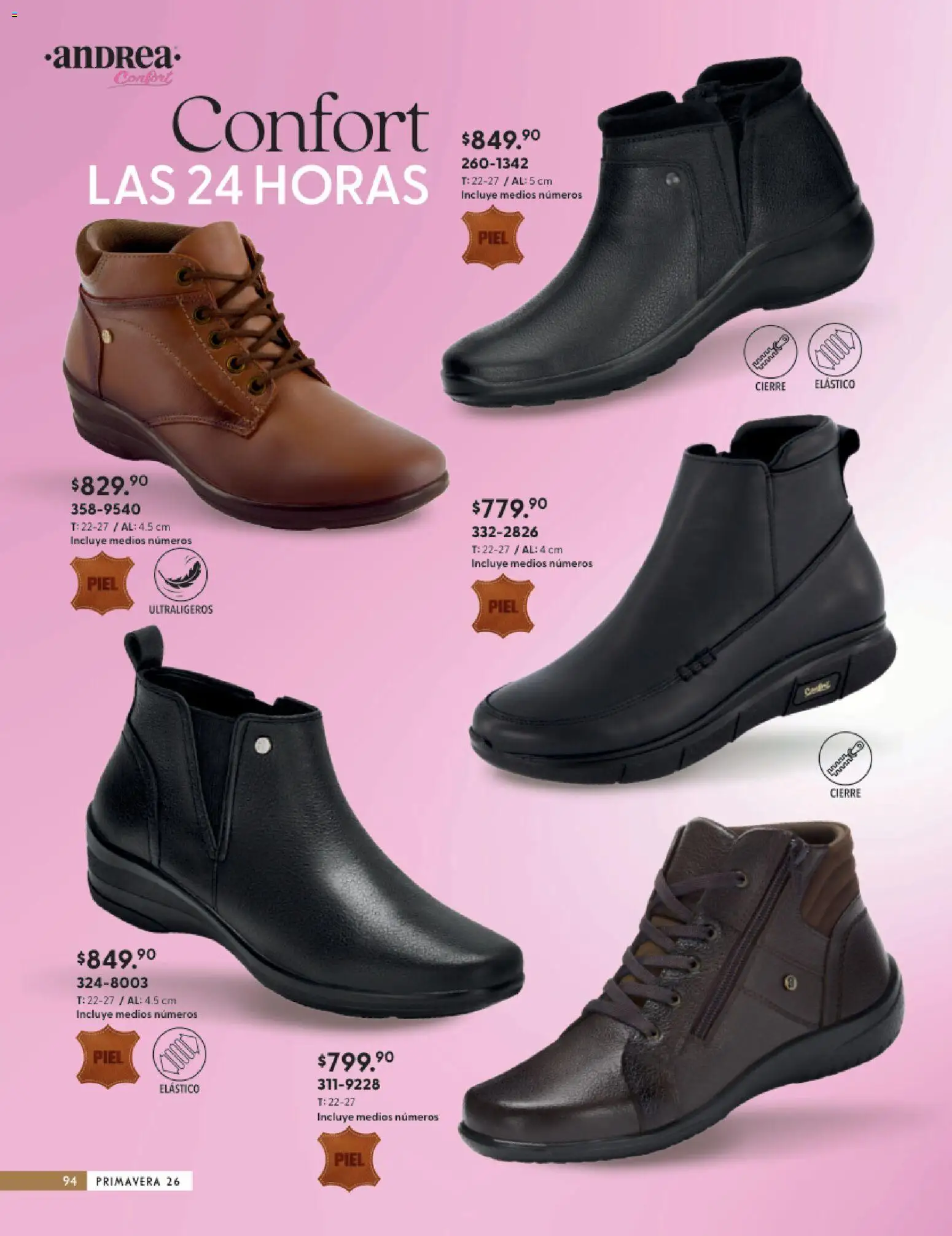 Vista previa las ofertas de la tienda Andrea - Catálogo Calzado Confort desde el 25/01/2026 