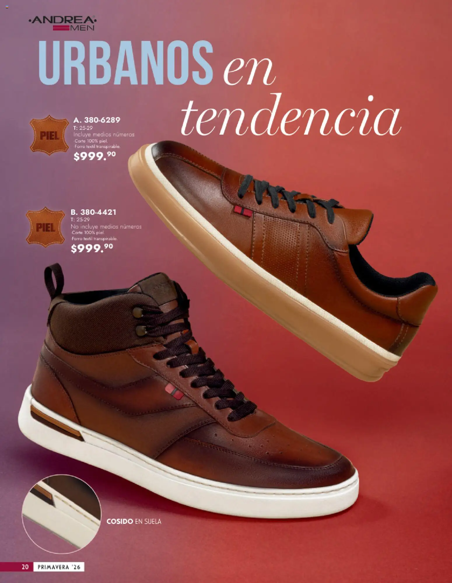 Vista previa las ofertas de la tienda Andrea - Catálogo Calzado Caballero desde el 25/01/2026 