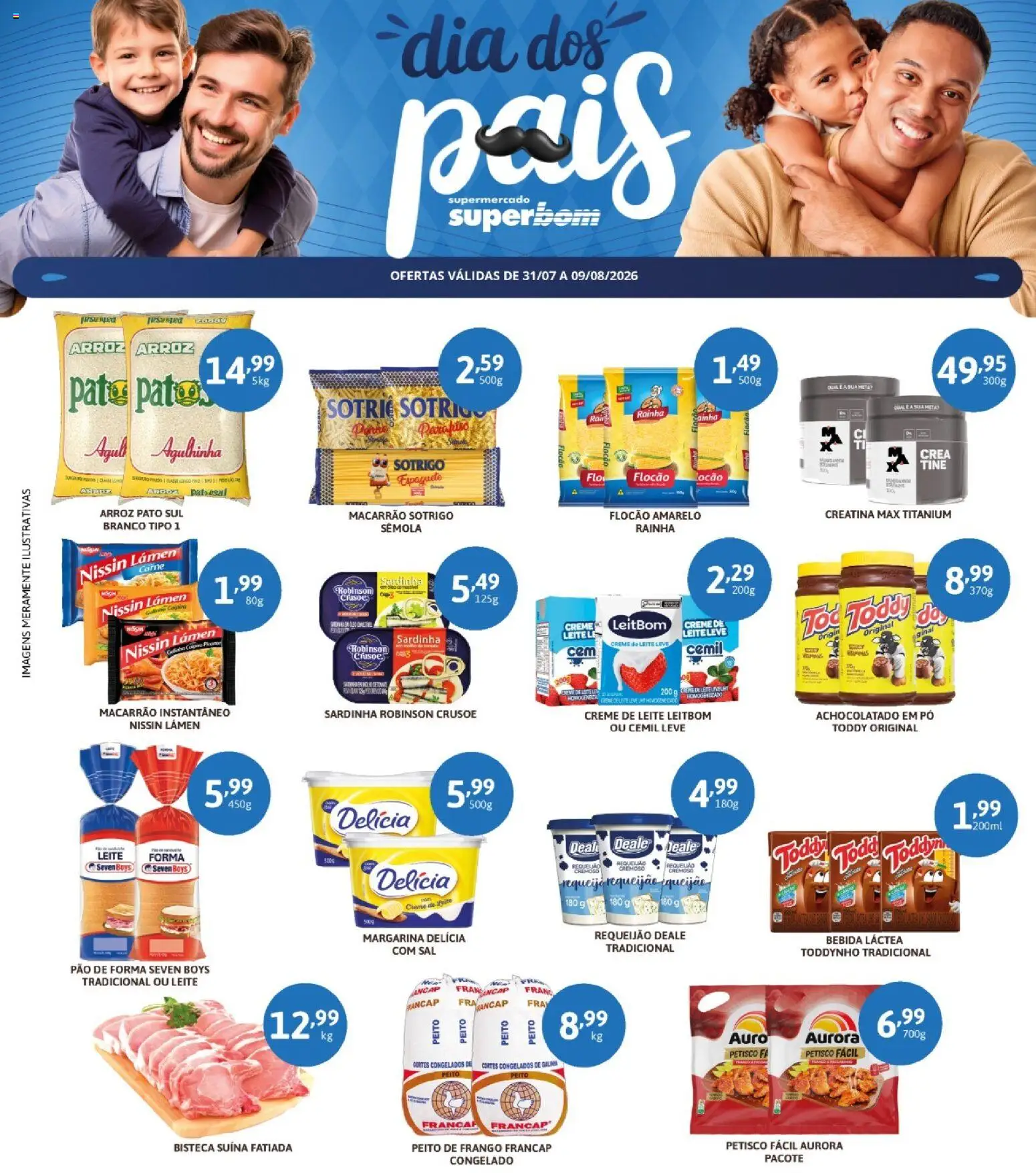 Pré-Visualização do folheto "Superbom ofertas Dia dos Pais" da loja Superbom válido a partir de 31/07/2026