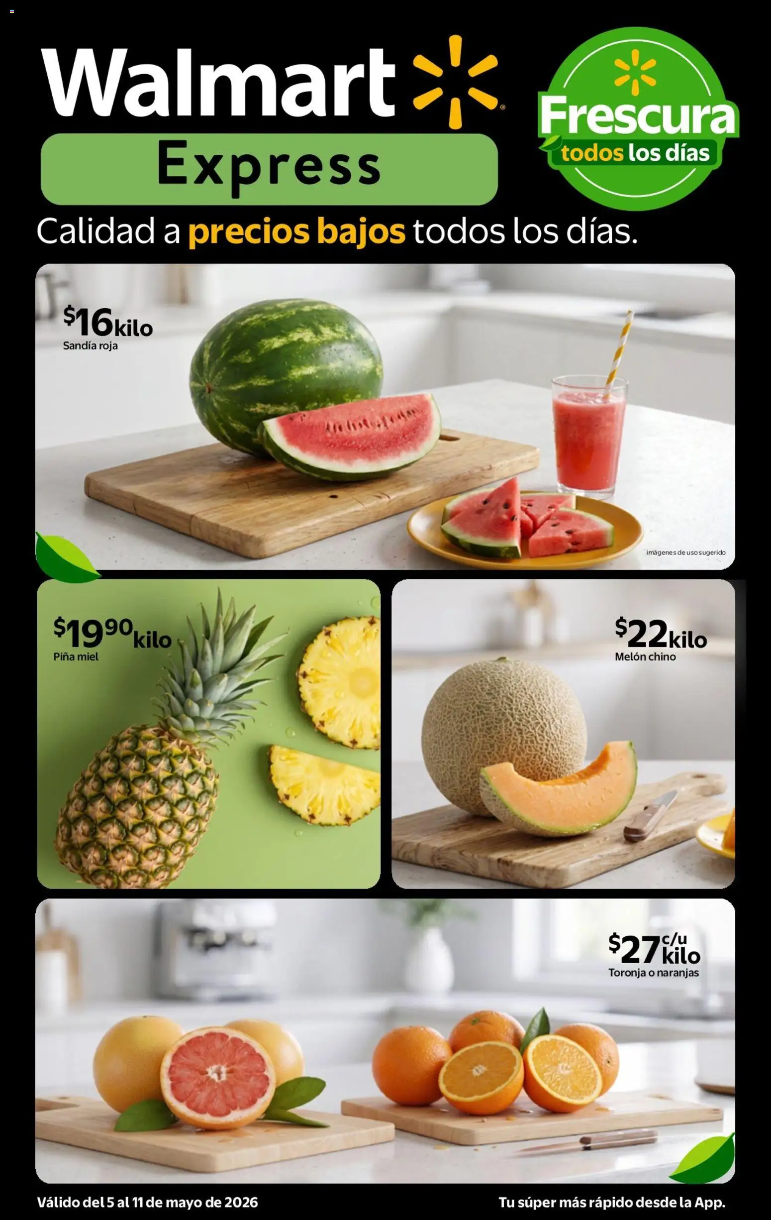 Vista previa las ofertas de la tienda Walmart Express - Walmart Express folleto Calidad a precios bajos desde el 05/05/2026 