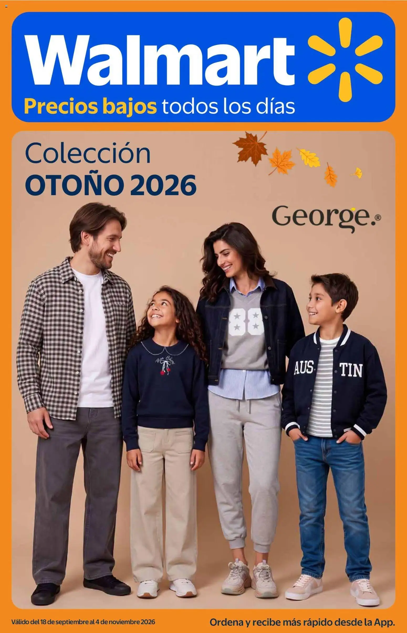 Vista previa las ofertas de la tienda Walmart - Walmart folleto Colección otoño 2026 desde el 18/09/2026 