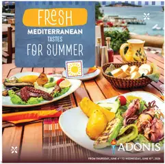 Preview of leaflet Adonis flyer - Fresh Mediterranean from shop Adonis is valid from Jun 04, 2026