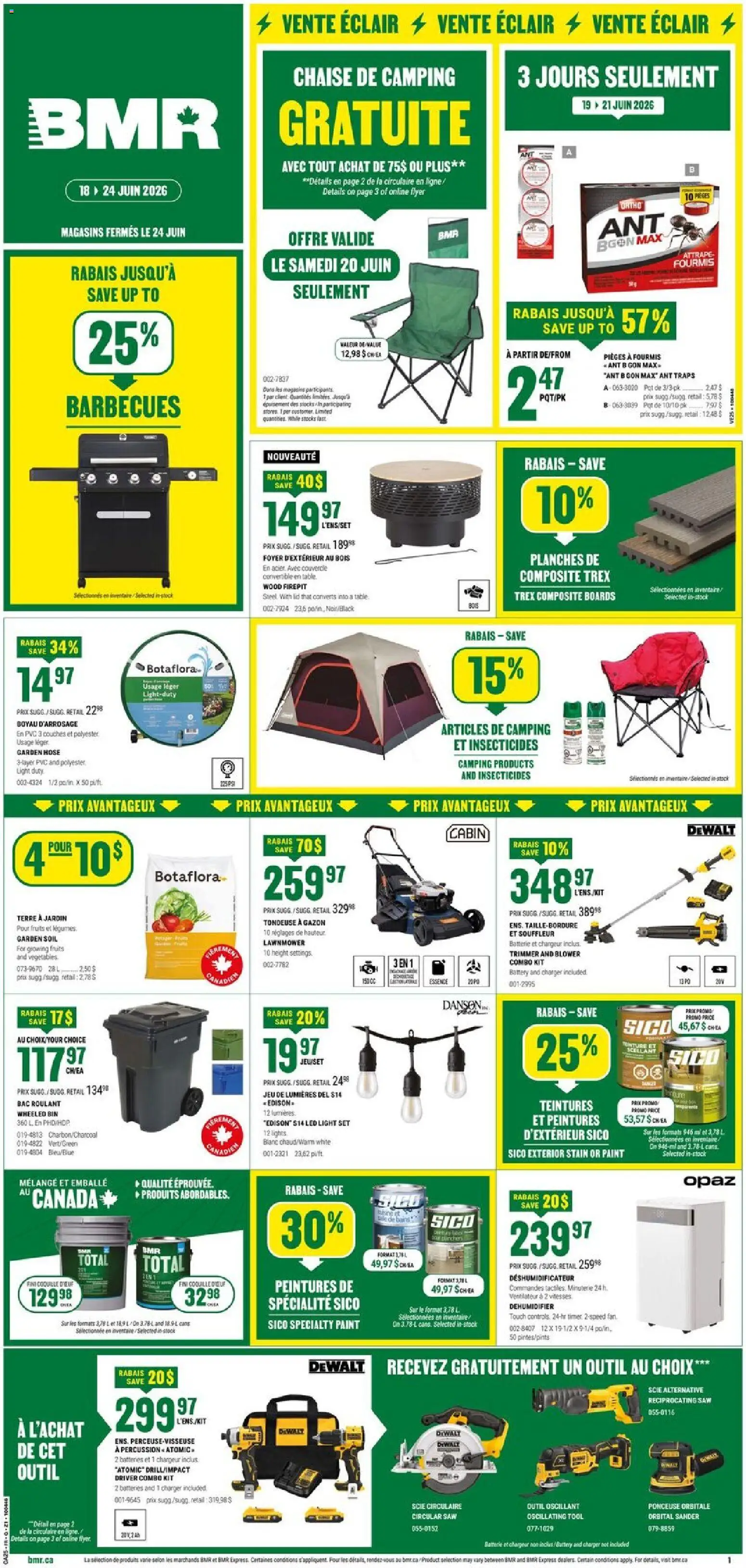 Preview of leaflet BMR weekly flyer / circulaire from shop BMR is valid from Jun 18, 2026