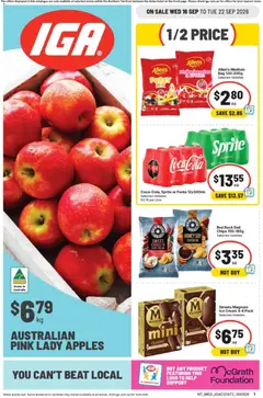 Preview of catalogue IGA catalogue Zuccoli from shop IGA valid 16/09/2026