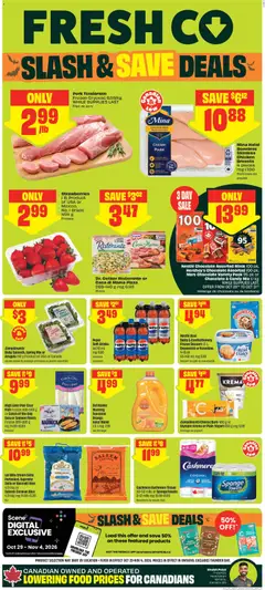 Preview of leaflet FreshCo weekly flyer / circulaire from shop FreshCo is valid from Oct 29, 2026