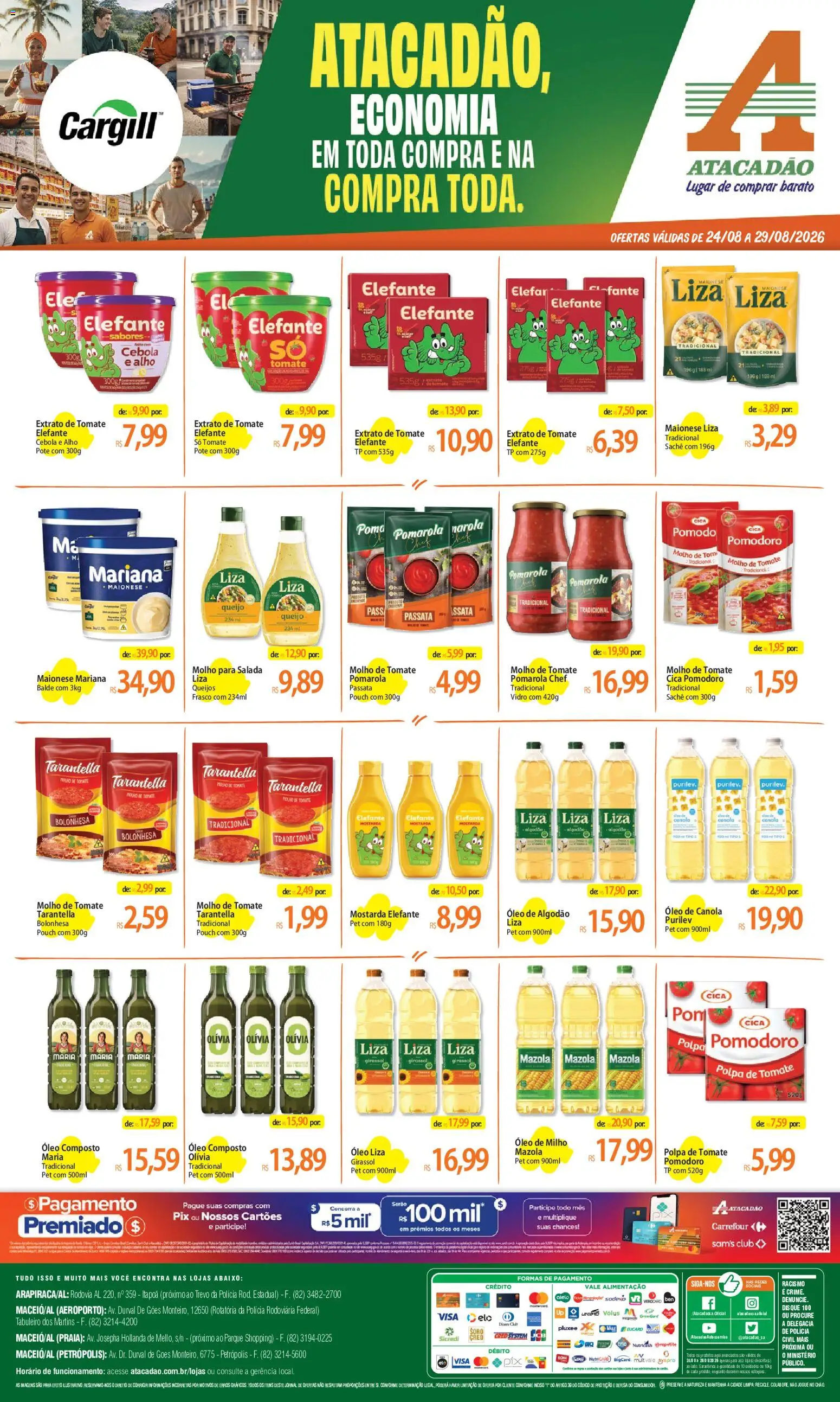 Pré-Visualização do folheto "Atacadão ofertas - AL" da loja Atacadão válido a partir de 24/08/2026