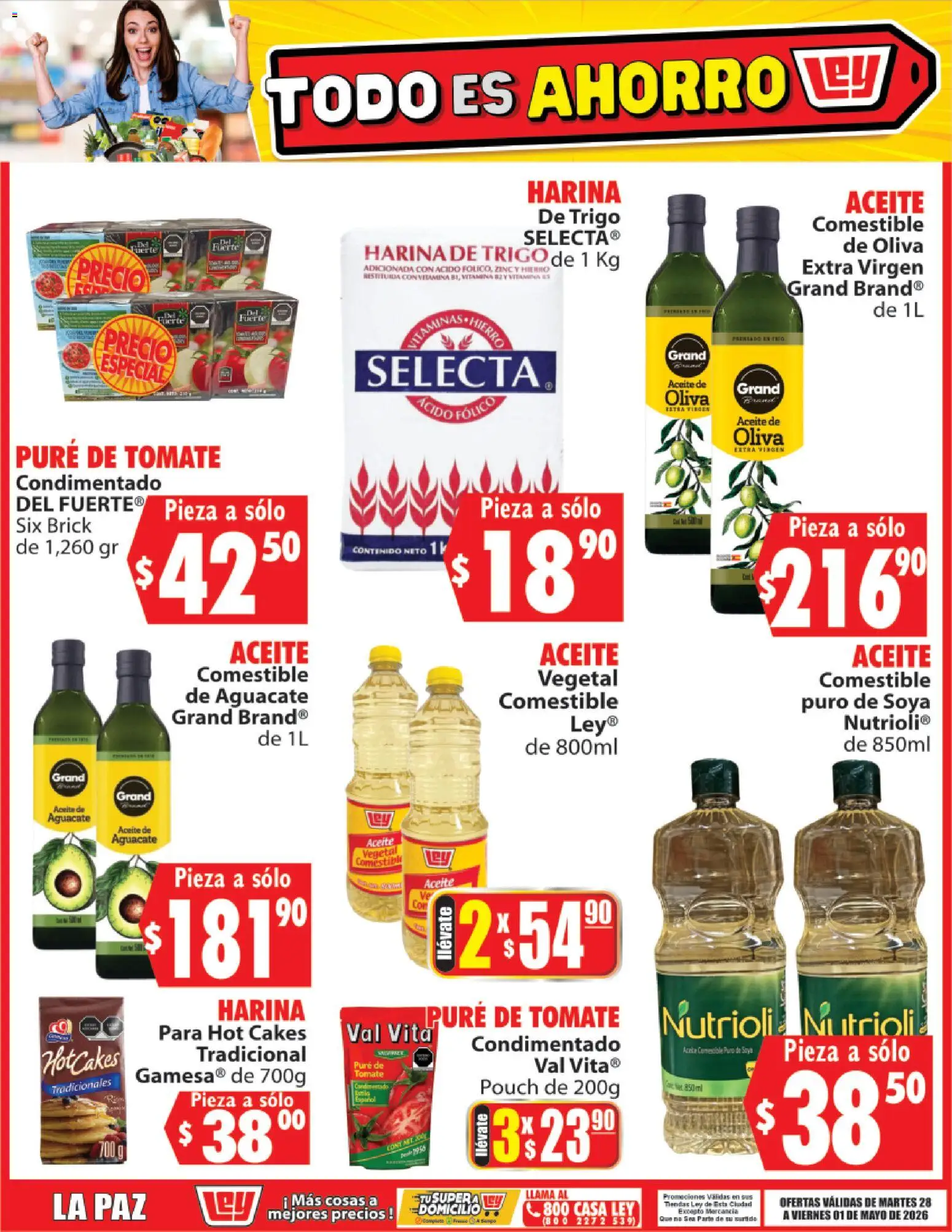 Vista previa las ofertas de la tienda Casa Ley - Casa Ley folleto Todo es ahorro desde el 28/04/2026 