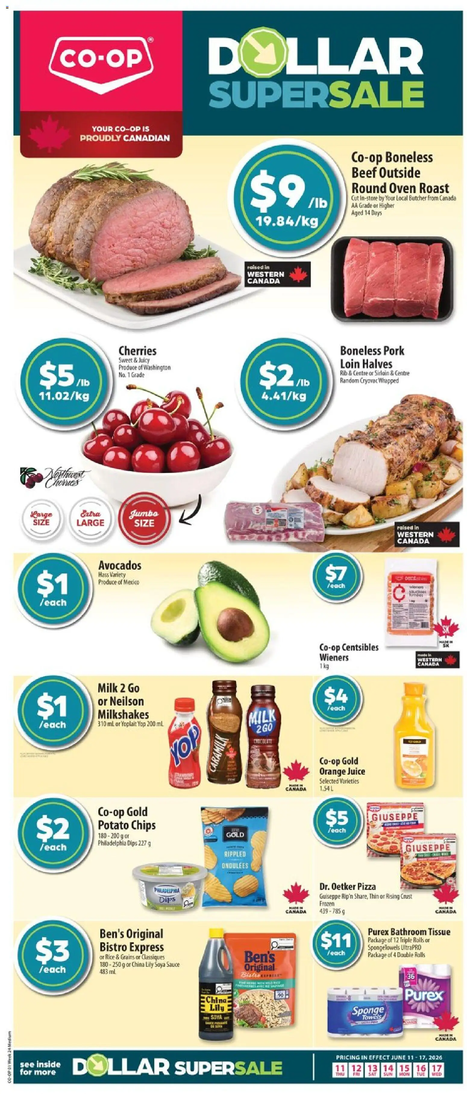 Preview of leaflet Co-op Food weekly flyer / circulaire from shop Co-op Food is valid from Jun 11, 2026