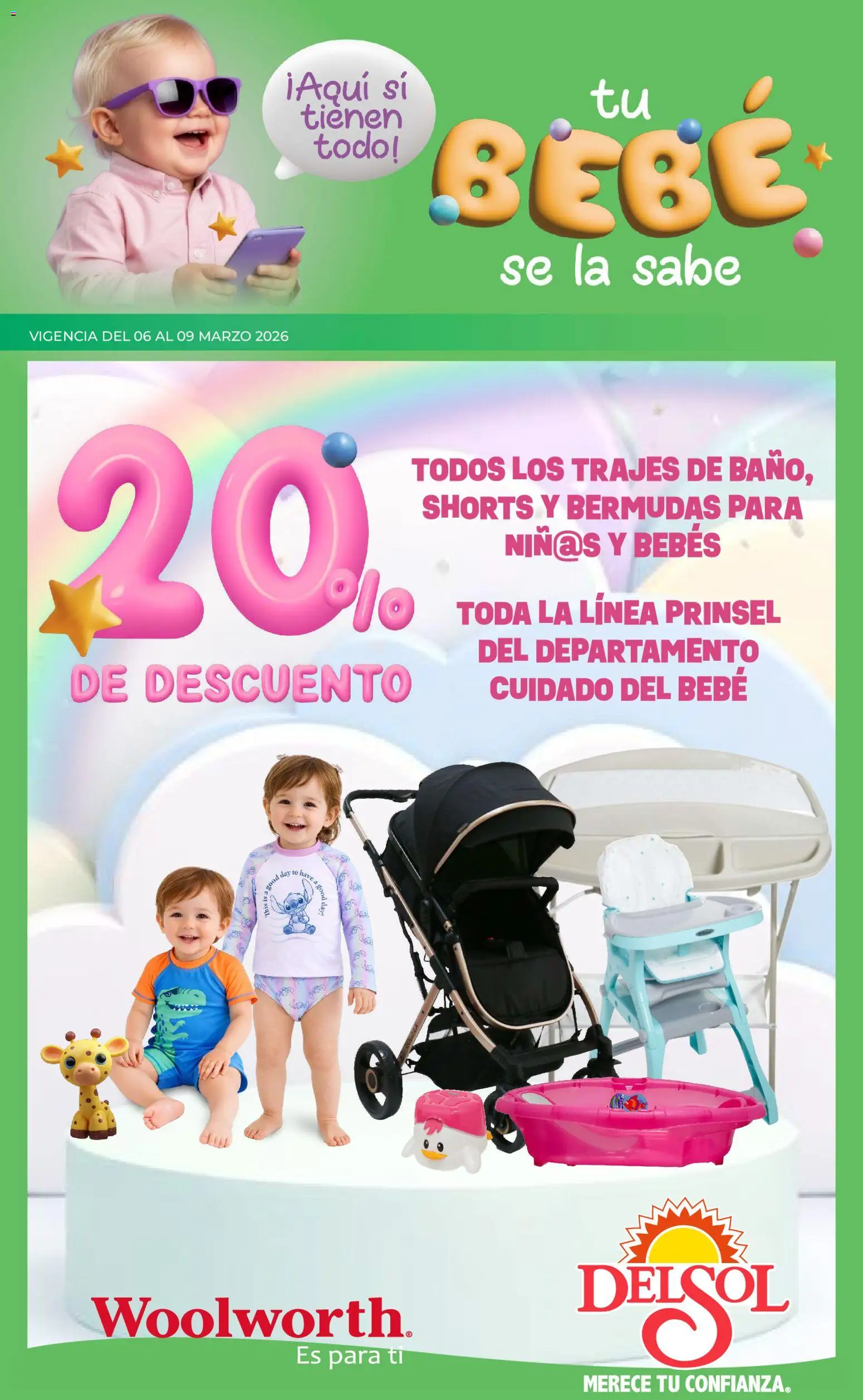 Vista previa las ofertas de la tienda Del Sol y Woolworth - Del Sol y Woolworth catálogo desde el 06/03/2026 - Bermudas