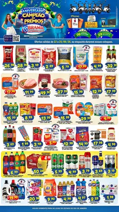 Pré-Visualização do folheto "Bramil Supermercados - Ofertas da semana" da loja Bramil Supermercados válido a partir de 22/06/2026