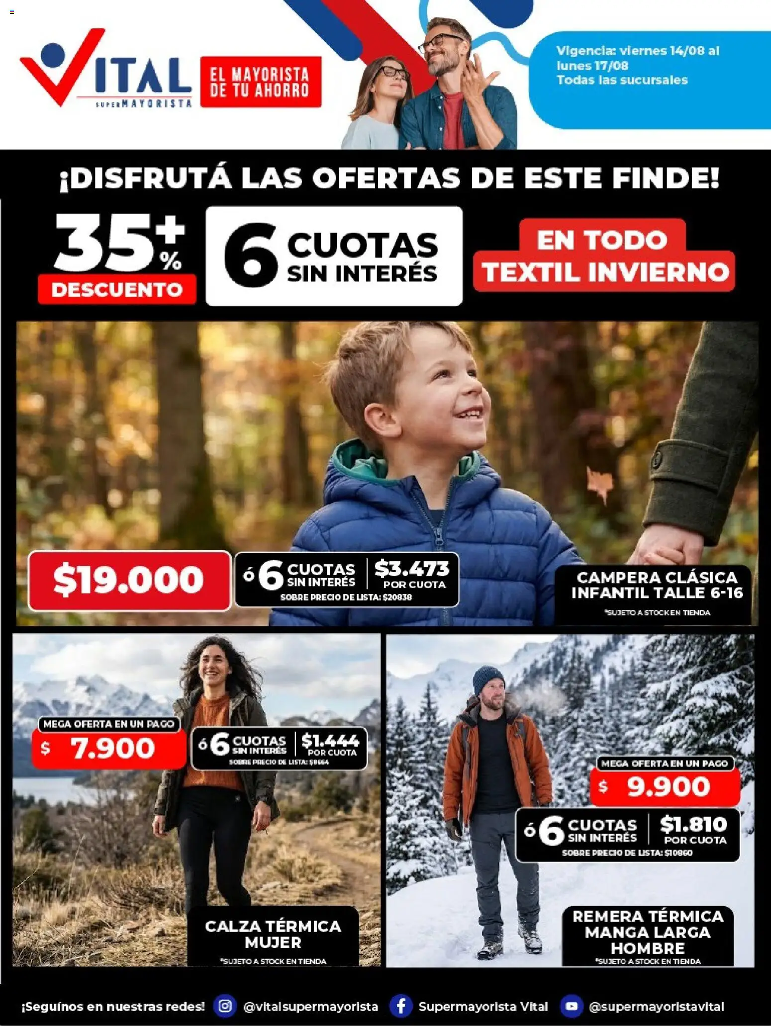 Vista previa del folleto de la tienda Vital válido desde el 14/08/2026 