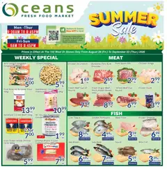 Un aperçu du dépliant Oceans weekly flyer / circulaire du magasin Oceans est valide à partir 28 août 2026