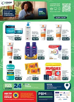 Pré-Visualização do folheto "Coop ofertas Drogaria" da loja Coop válido a partir de 21/09/2026