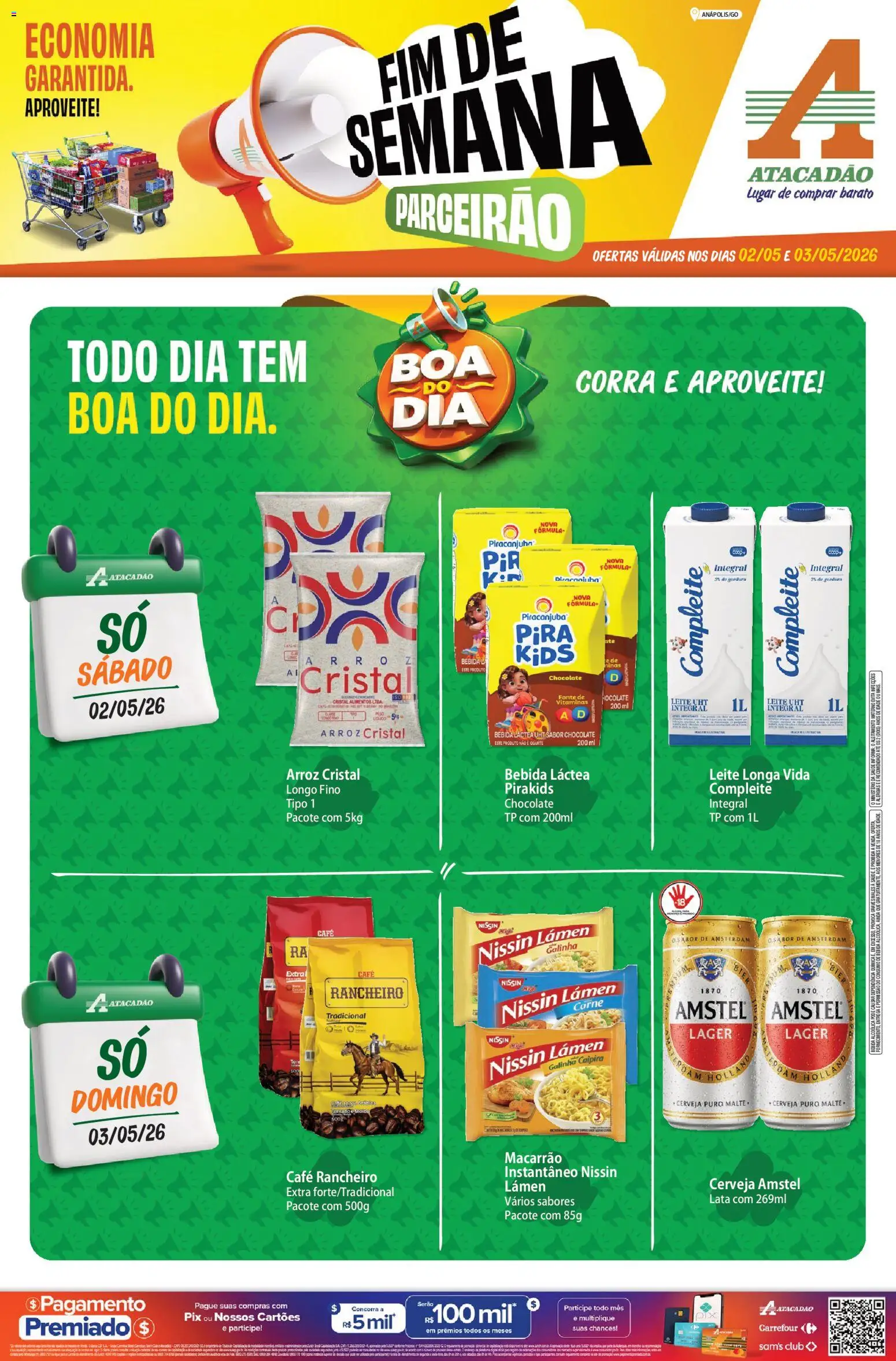 Pré-Visualização do folheto "Atacadão ofertas - GO" da loja Atacadão válido a partir de 02/05/2026