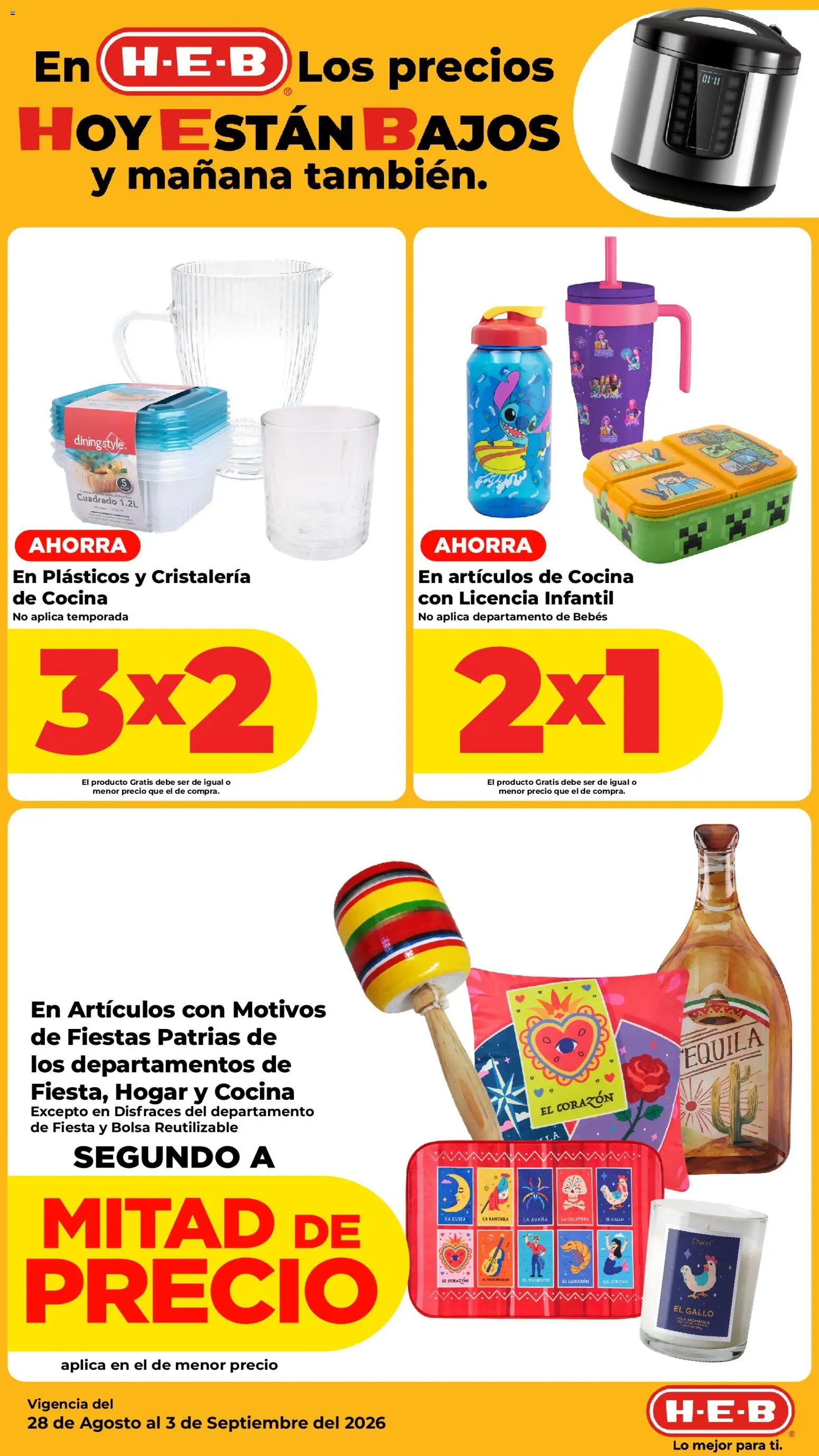Vista previa las ofertas de la tienda H-E-B - H-E-B folleto desde el 28/08/2026 