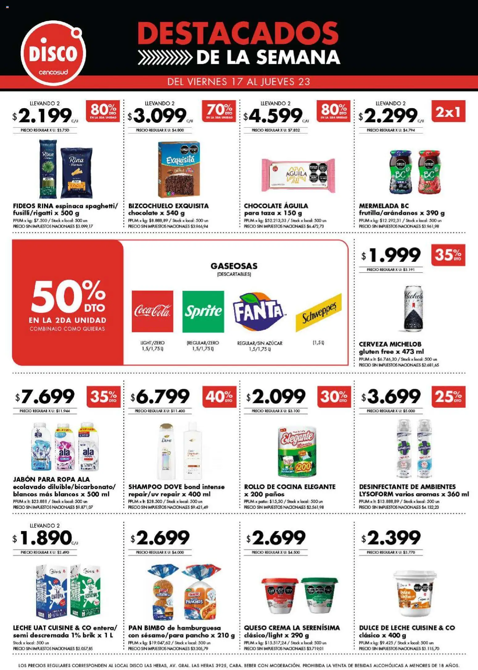 Vista previa del folleto de la tienda Disco válido desde el 17/07/2026 