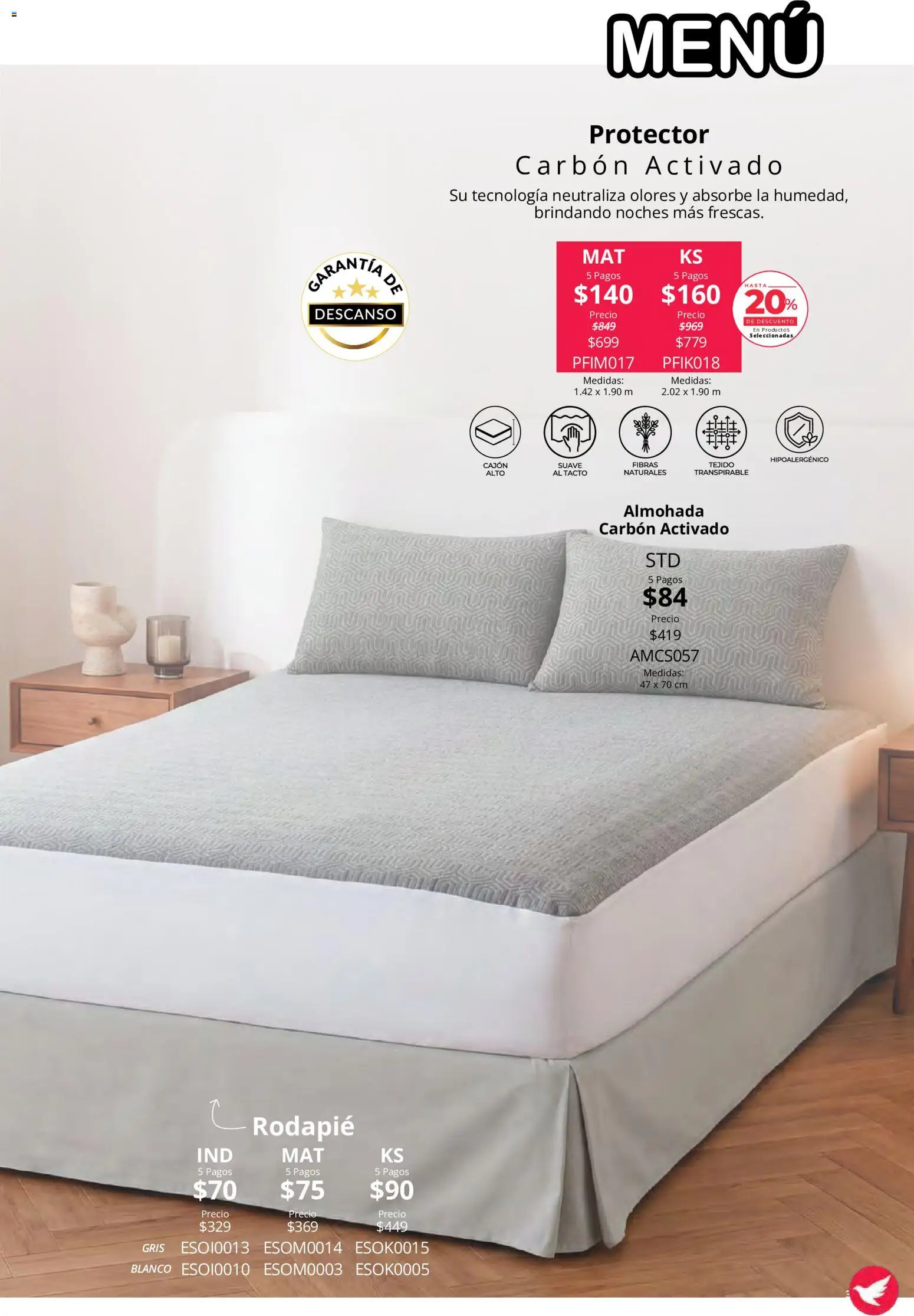 Vista previa las ofertas de la tienda Colchas Concord - Colchas Concord catálogo desde el 15/10/2026 