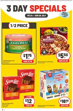 Preview of catalogue IGA 3 Day Specials NSW Medium V2 from shop IGA valid 24/07/2026