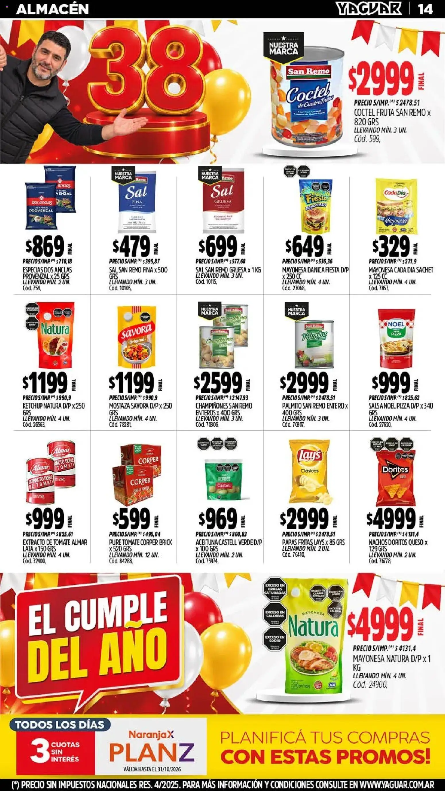 Vista previa del folleto de la tienda Yaguar válido desde el 26/10/2026 