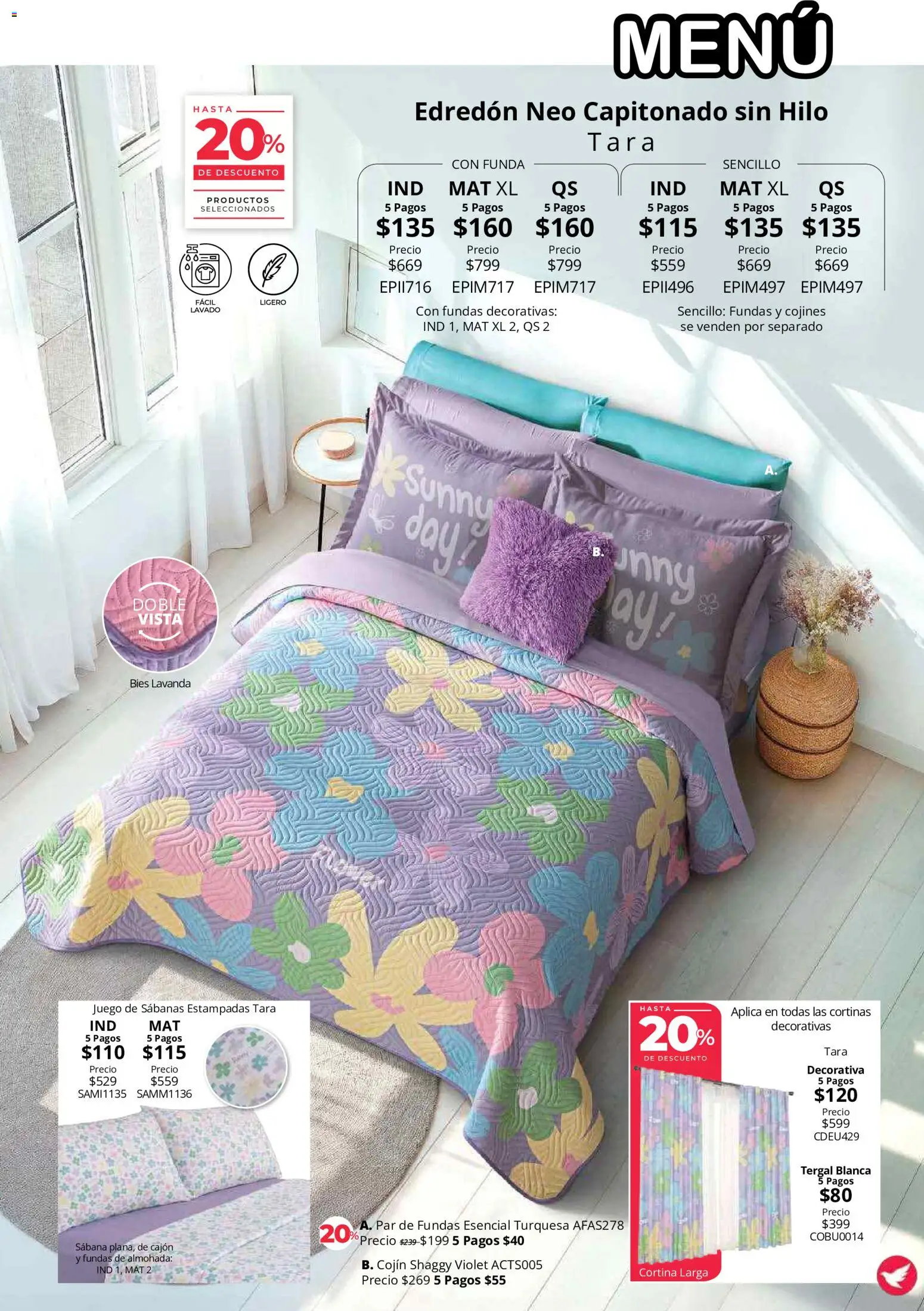 Vista previa las ofertas de la tienda Colchas Concord - Colchas Concord catálogo desde el 01/08/2026 - Juego, Almohada, Sabanas, Cortinas, Funda