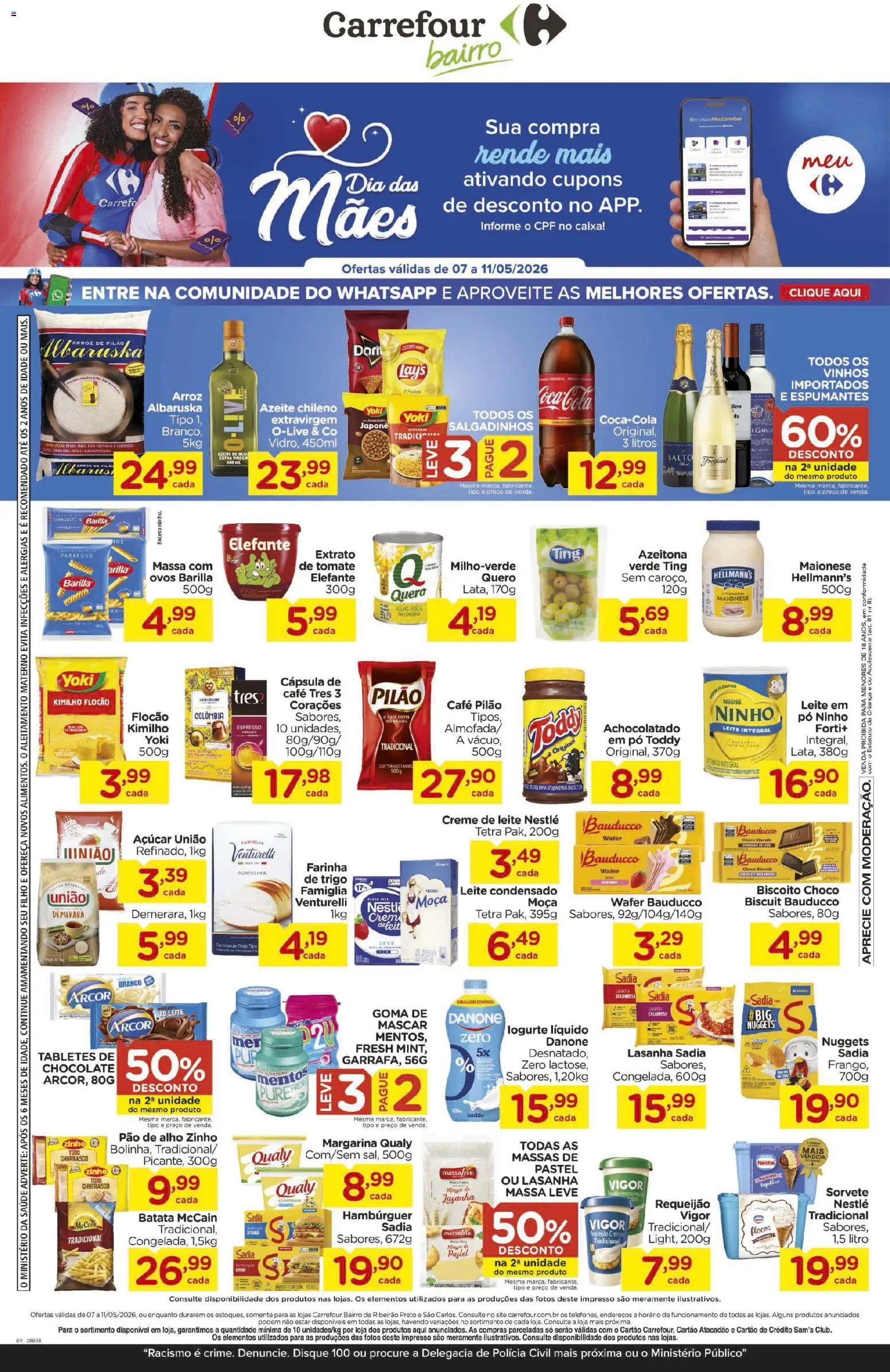 Pré-Visualização do folheto "Carrefour Bairro ofertas FDS" da loja Carrefour Bairro válido a partir de 07/05/2026