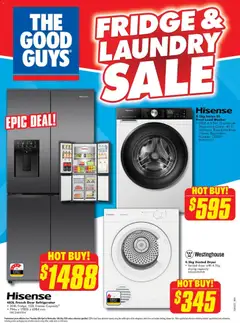 Preview of catalogue The Good Guys catalogue - Fridge and Laundry sale from shop The Good Guys valid 30/04/2026