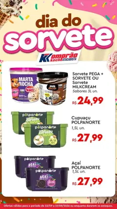 Pré-Visualização do folheto "Komprao Atacadista ofertas Dia do Sorvete" da loja Komprao Atacadista válido a partir de 23/09/2026