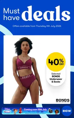 Preview of catalogue Big W Catalogue from shop Big W valid 09/07/2026