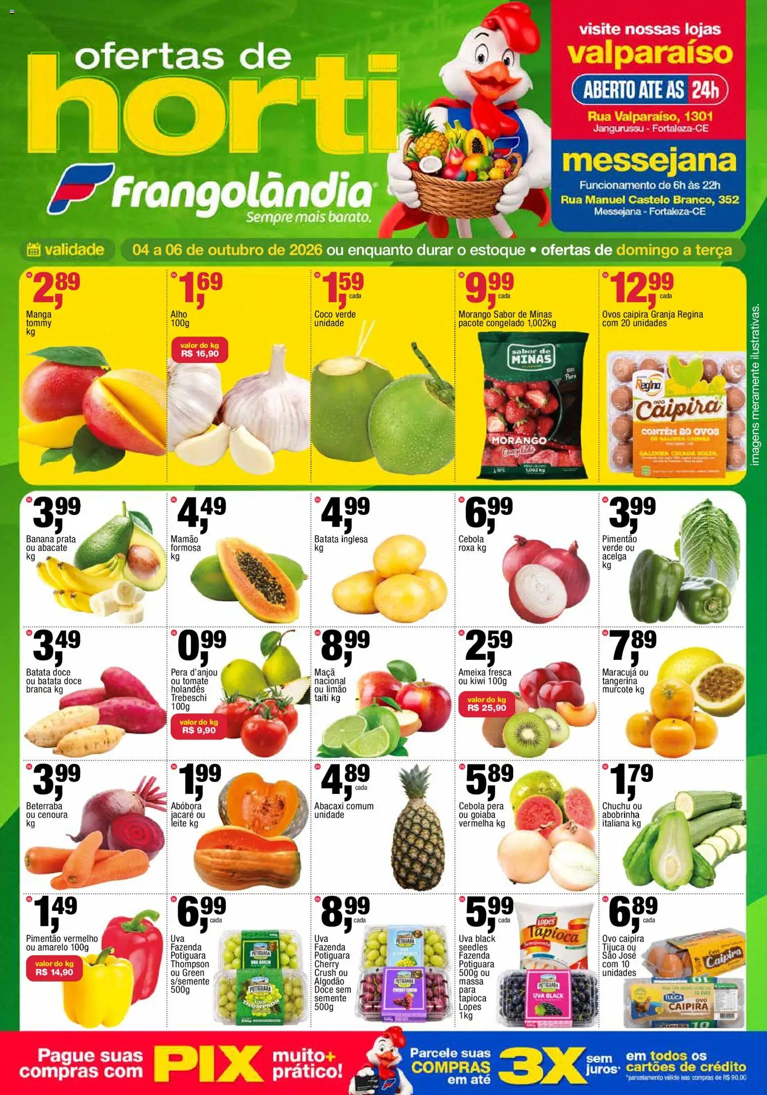 Pré-Visualização do folheto "Frangolândia - Ofertas da semana" da loja Frangolândia válido a partir de 04/10/2026