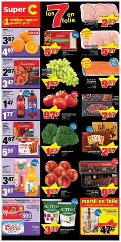 Preview of leaflet Super C weekly flyer / circulaire from shop Super C is valid from Jul 09, 2026