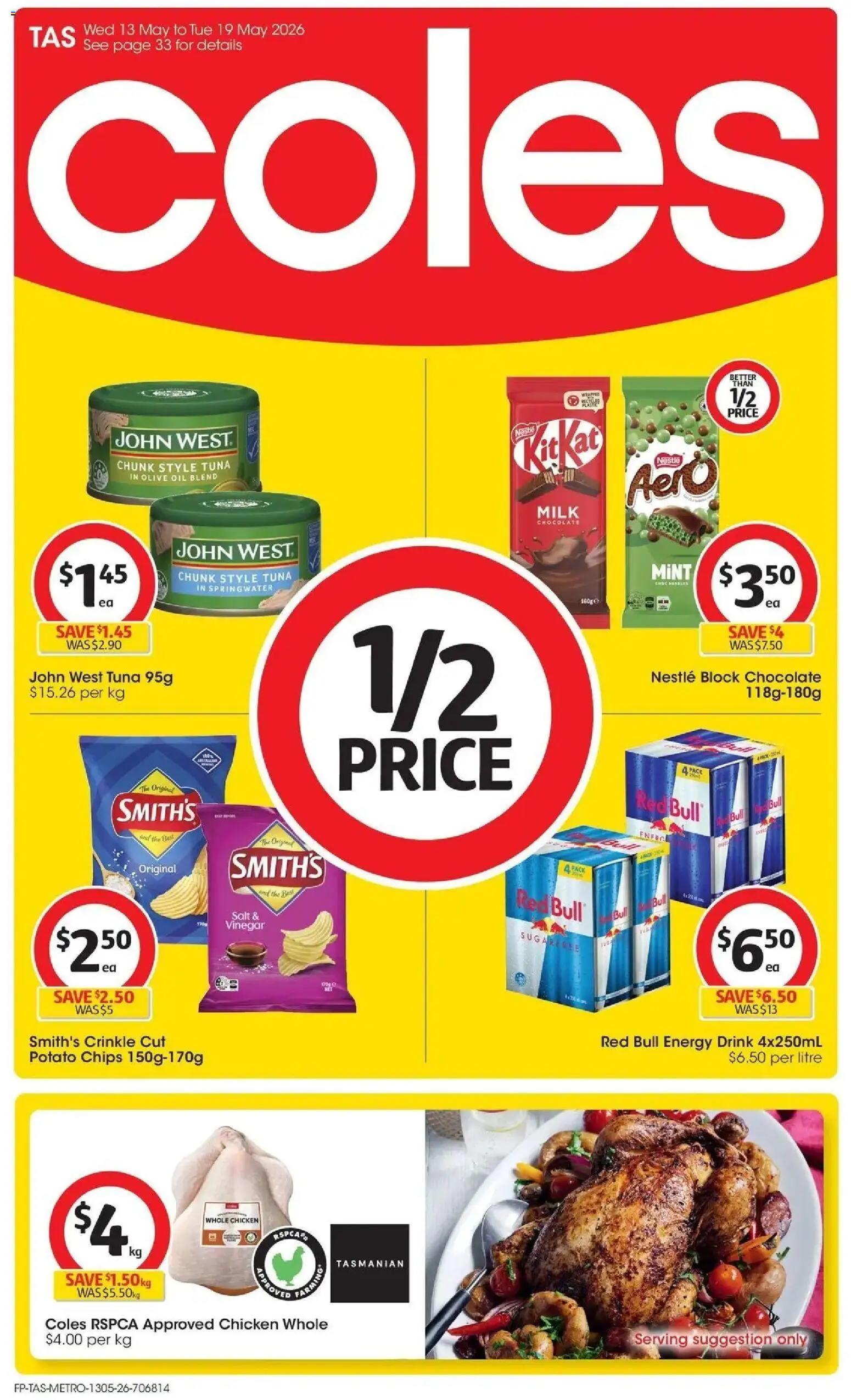 Preview of catalogue Coles Catalogue TAS from shop Coles valid 13/05/2026