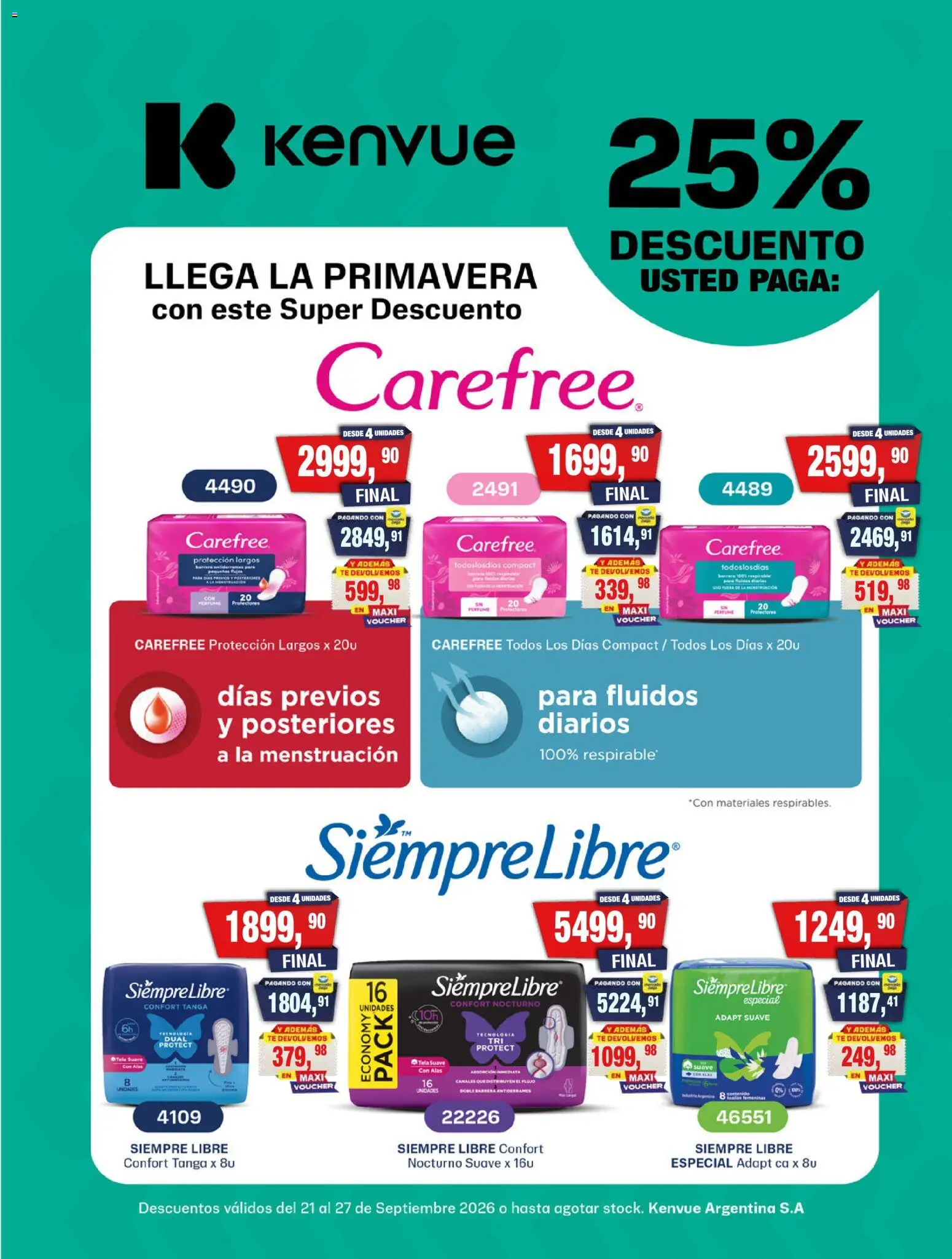 Vista previa del folleto de la tienda Maxiconsumo válido desde el 21/09/2026 