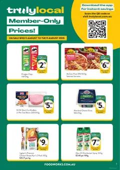 Preview of catalogue Foodworks Truly local from shop Foodworks valid 05/08/2026