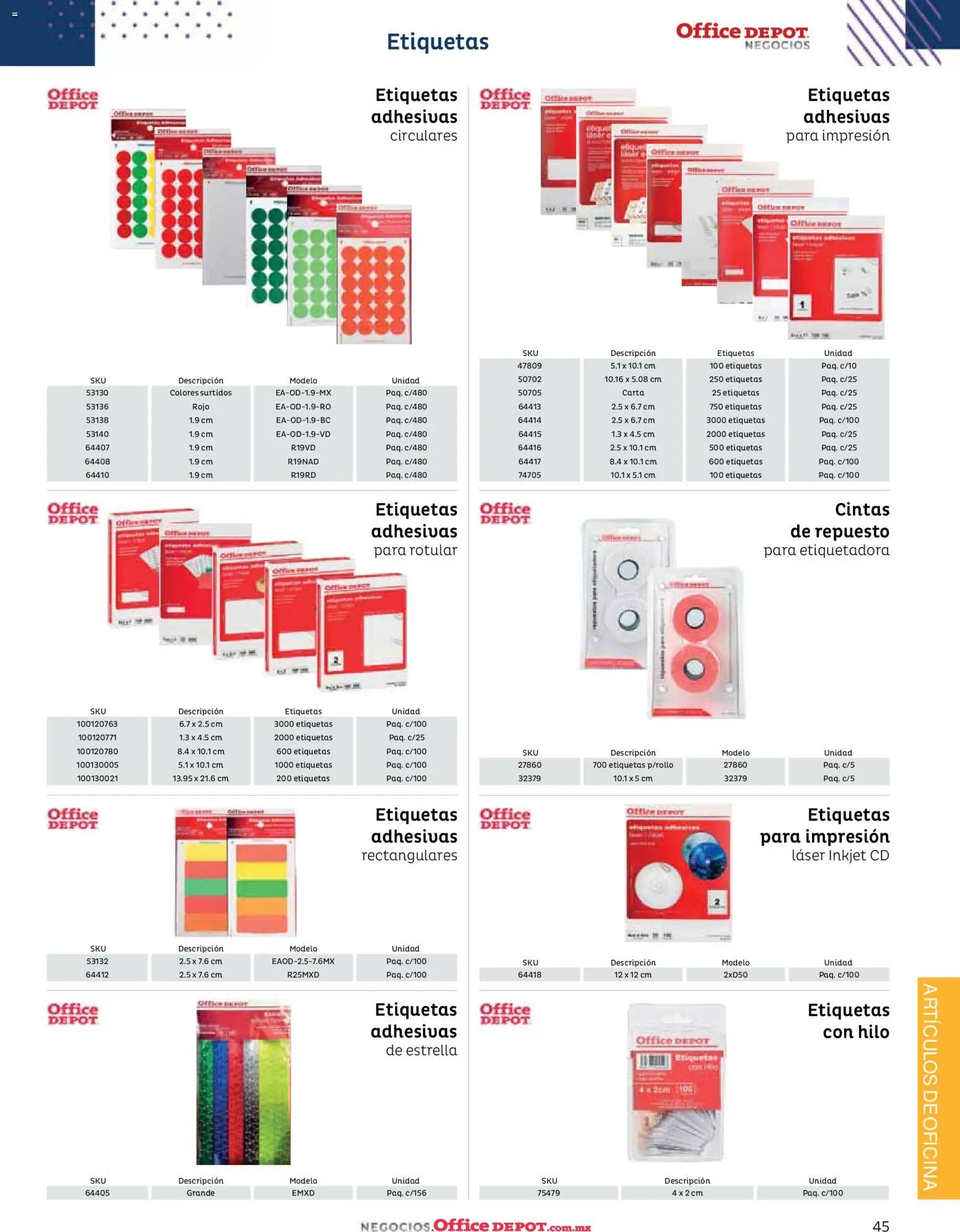 Vista previa las ofertas de la tienda Office Depot - Catálogo 2026 desde el 12/01/2026 