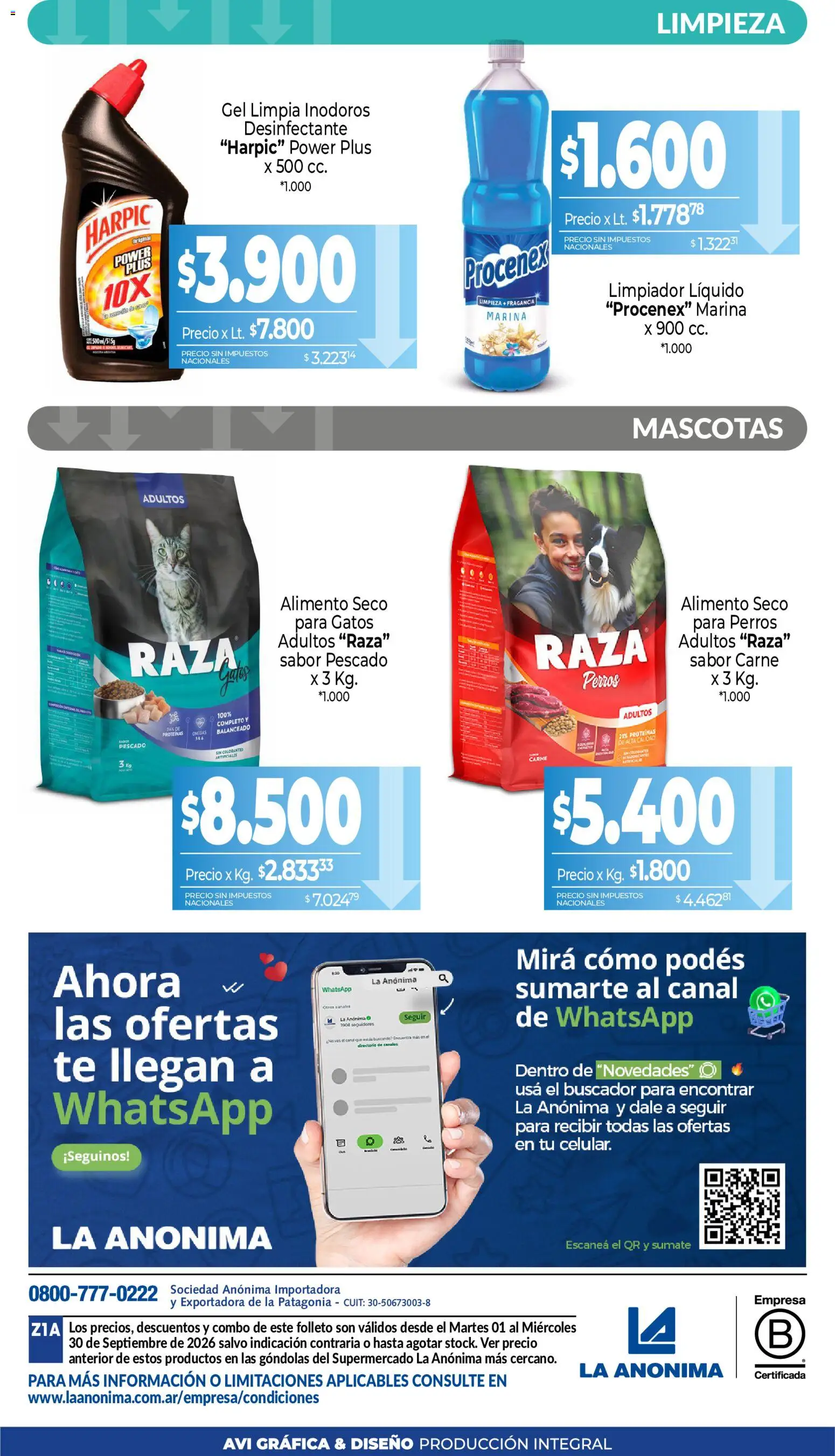 Vista previa del folleto de la tienda La Anonima válido desde el 01/09/2026 