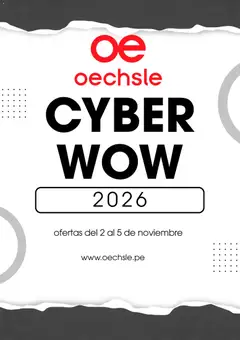 Vista previa de Oechsle Cyber Wow Aviso de la tienda Oechsle válido desde 23/10/2026