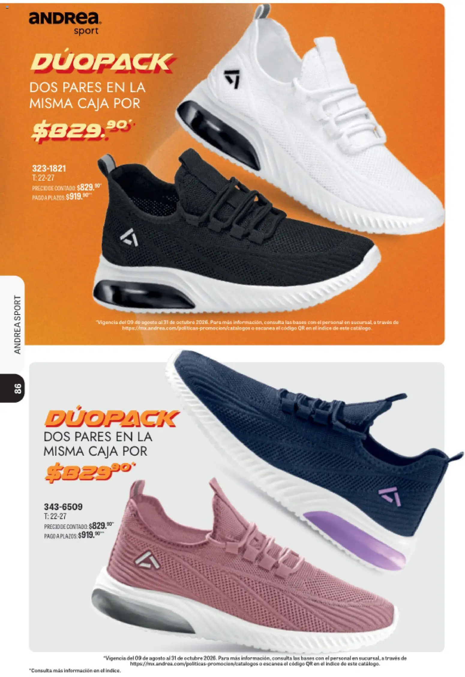 Vista previa las ofertas de la tienda Andrea - Andrea catálogo Deportivo Completo desde el 09/08/2026 