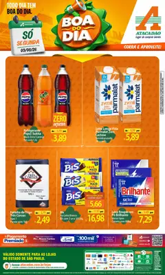 Pré-Visualização do folheto "Atacadão ofertas - SP" da loja Atacadão válido a partir de 03/08/2026