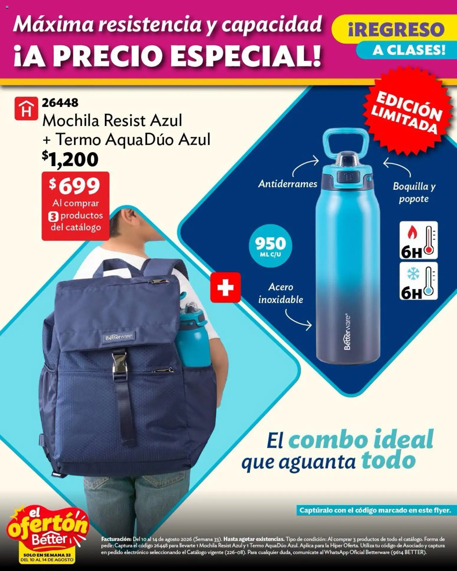 Vista previa las ofertas de la tienda Betterware - Betterware catálogo El Ofertón desde el 10/08/2026 