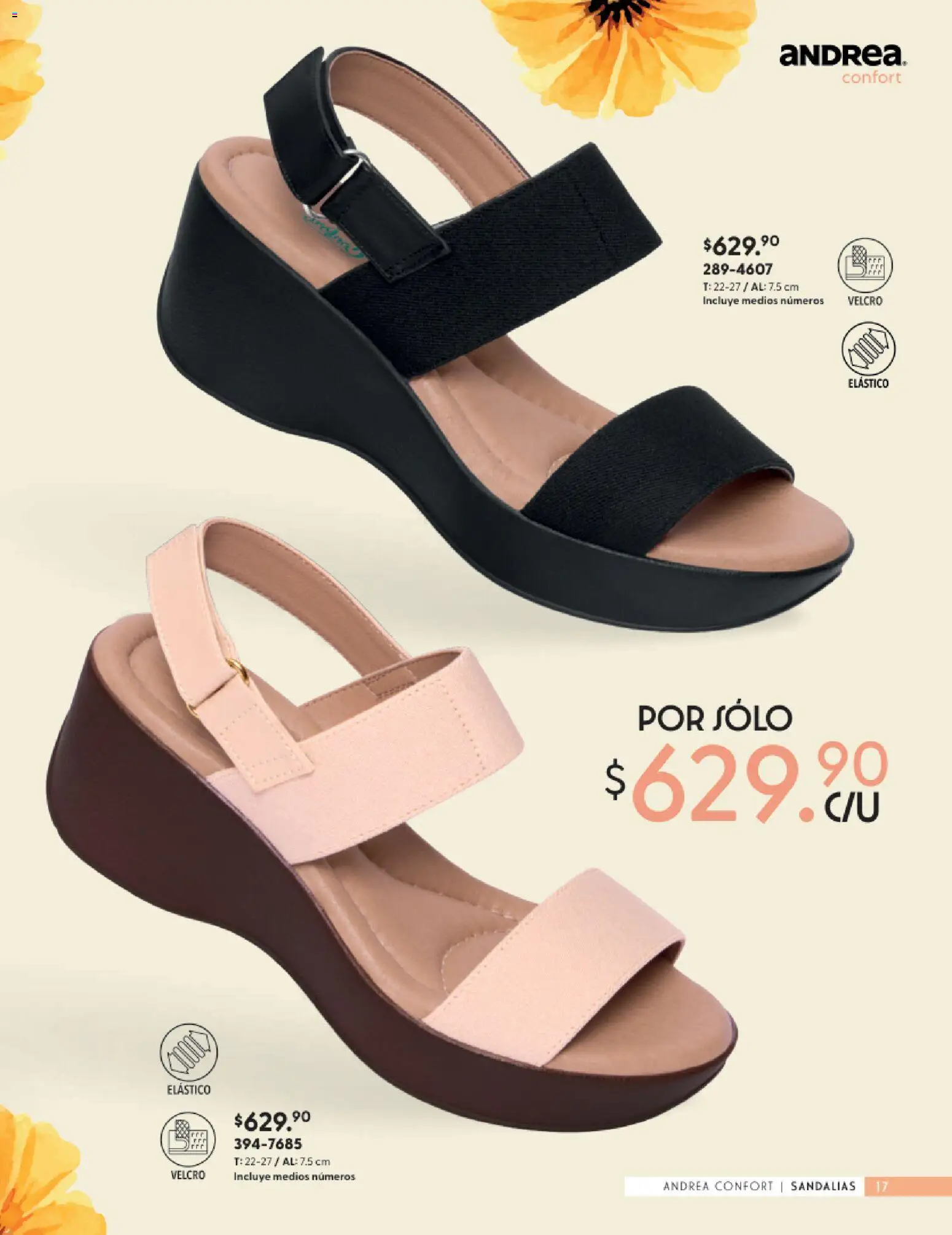 Vista previa las ofertas de la tienda Andrea - Andrea catálogo Calzado Confort desde el 24/05/2026 - Sandalias