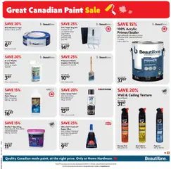Preview of leaflet Home Hardware flyer - Paint Sale from shop Home Hardware is valid from Jun 18, 2026