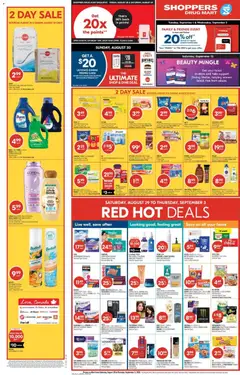 Preview of leaflet Shoppers weekly flyer / circulaire from shop Shoppers is valid from Aug 29, 2026