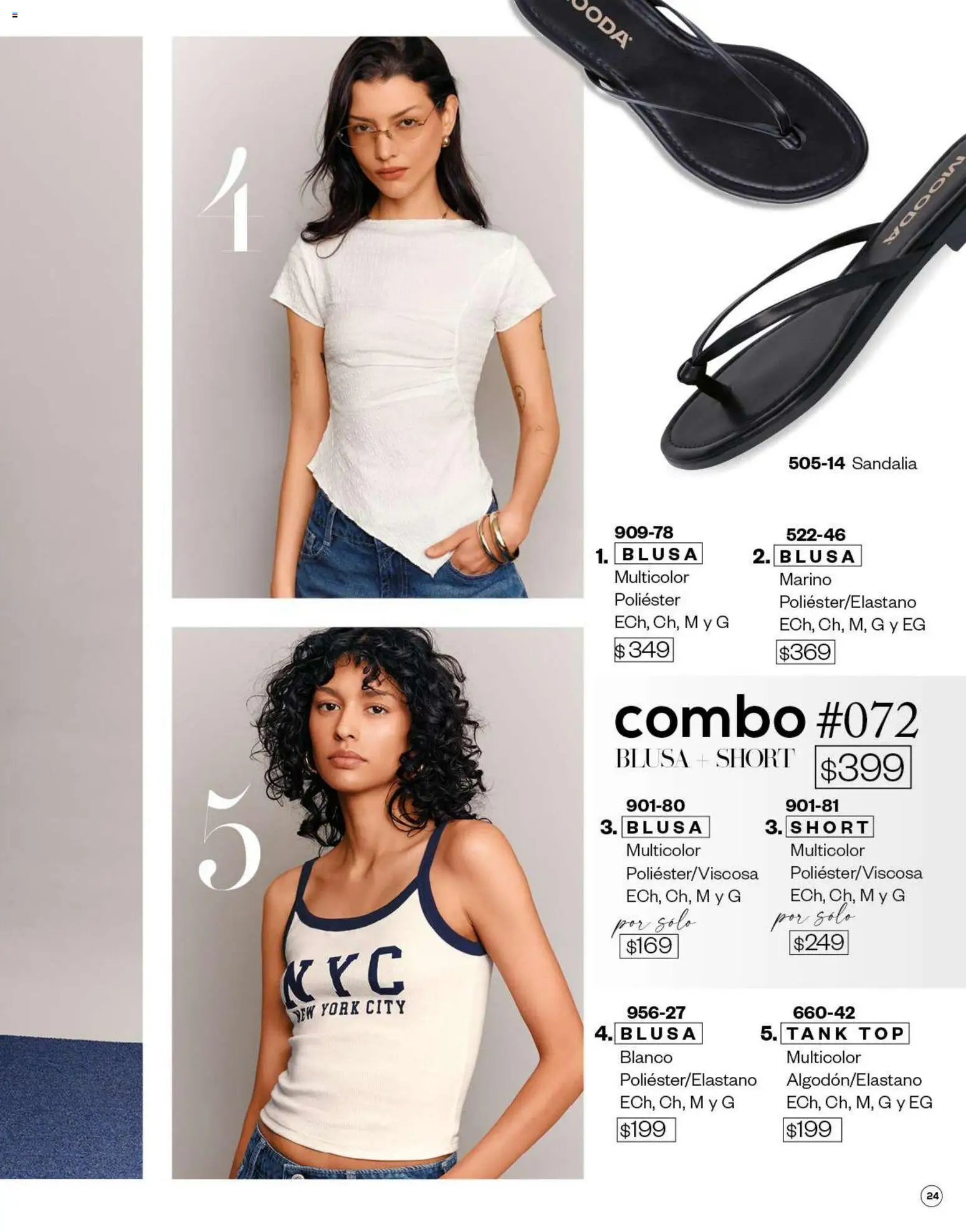 Vista previa las ofertas de la tienda Cklass - Cklass catálogo Verano Mooda desde el 05/03/2026 - Short, Blusa, Top